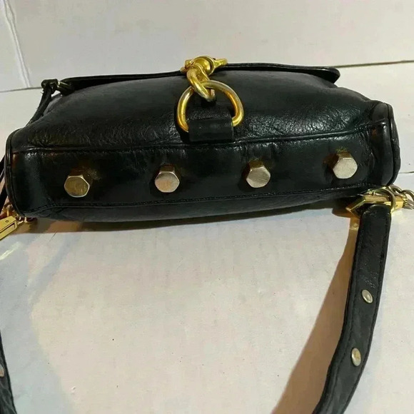Rebecca Minkoff black leather satchel handbag - Picture 2 of 12